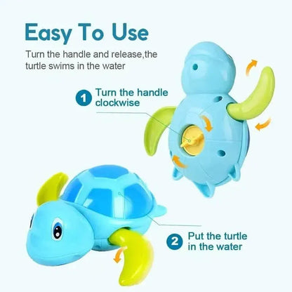 3-Pack: Fun Swimming Turtle Bath Toy - A-1 Thread Vault