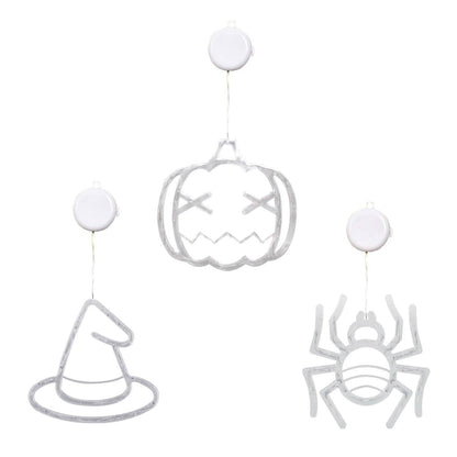 3-Pack: Halloween Window Light with Suction Cup Hanging Holes - A-1 Thread Vault