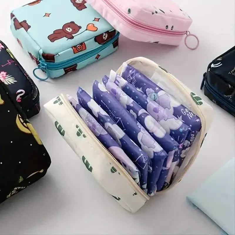 3-Pack: Large Capacity Sanitary Napkin Storage Bag - A-1 Thread Vault