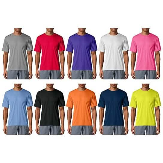 3-Pack Men's Cool Dri-Fit Moisture-Wicking Short Sleeve T-Shirt - A-1 Thread Vault