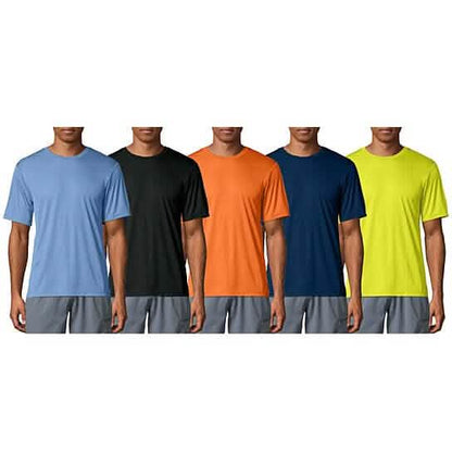 3-Pack Men's Cool Dri-Fit Moisture-Wicking Short Sleeve T-Shirt - A-1 Thread Vault