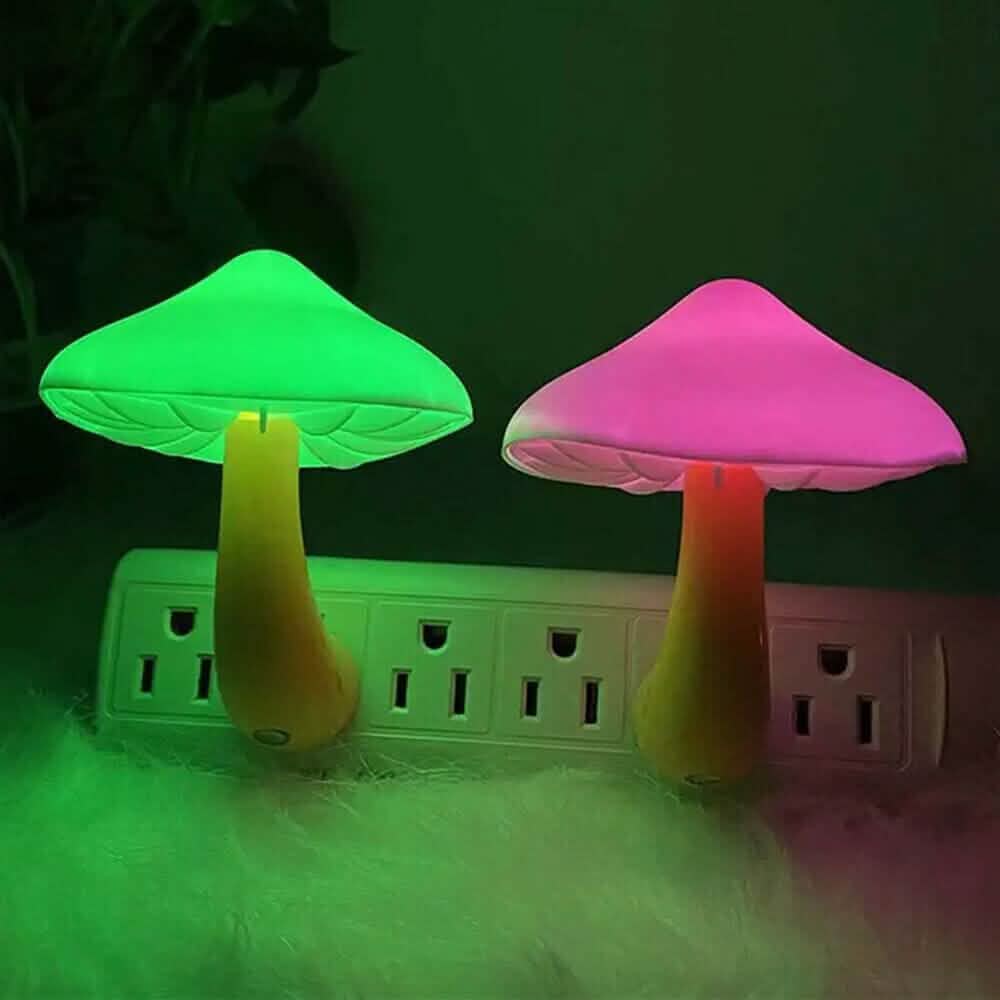 3-Pack: Mushroom Night Light with Dusk to Dawn Sensor - A-1 Thread Vault