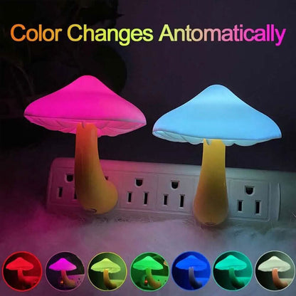 3-Pack: Mushroom Night Light with Dusk to Dawn Sensor - A-1 Thread Vault