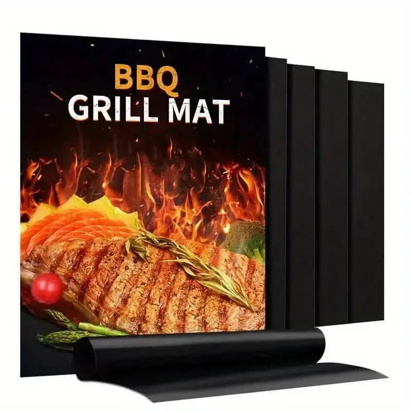 3-Pack: Non-Stick BBQ Grill Mesh Mats - A-1 Thread Vault
