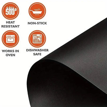 3-Pack: Non-Stick BBQ Grill Mesh Mats - A-1 Thread Vault