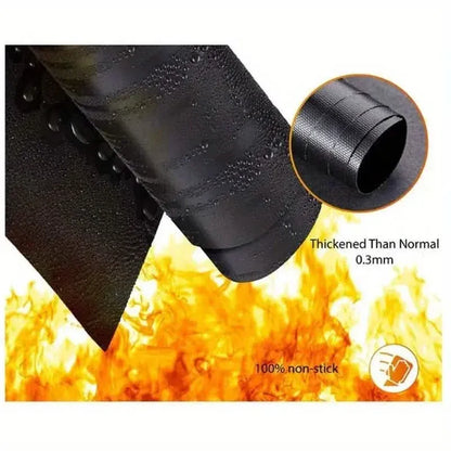 3-Pack: Non-Stick BBQ Grill Mesh Mats - A-1 Thread Vault