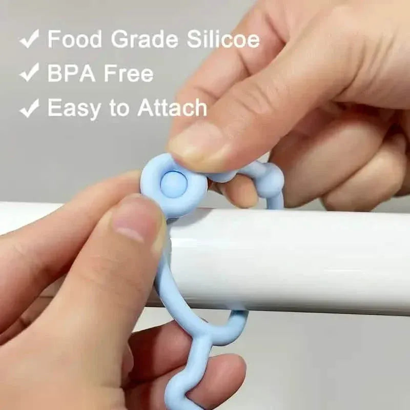 3-Pack: Pacifier Holder Clip with self-Adjusting Bayonet - A-1 Thread Vault