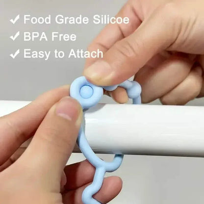 3-Pack: Pacifier Holder Clip with self-Adjusting Bayonet - A-1 Thread Vault