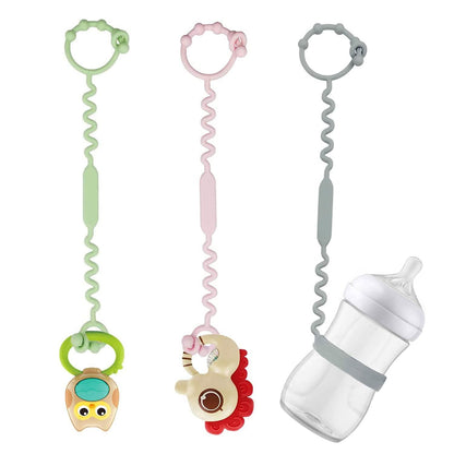 3-Pack: Pacifier Holder Clip with self-Adjusting Bayonet - A-1 Thread Vault