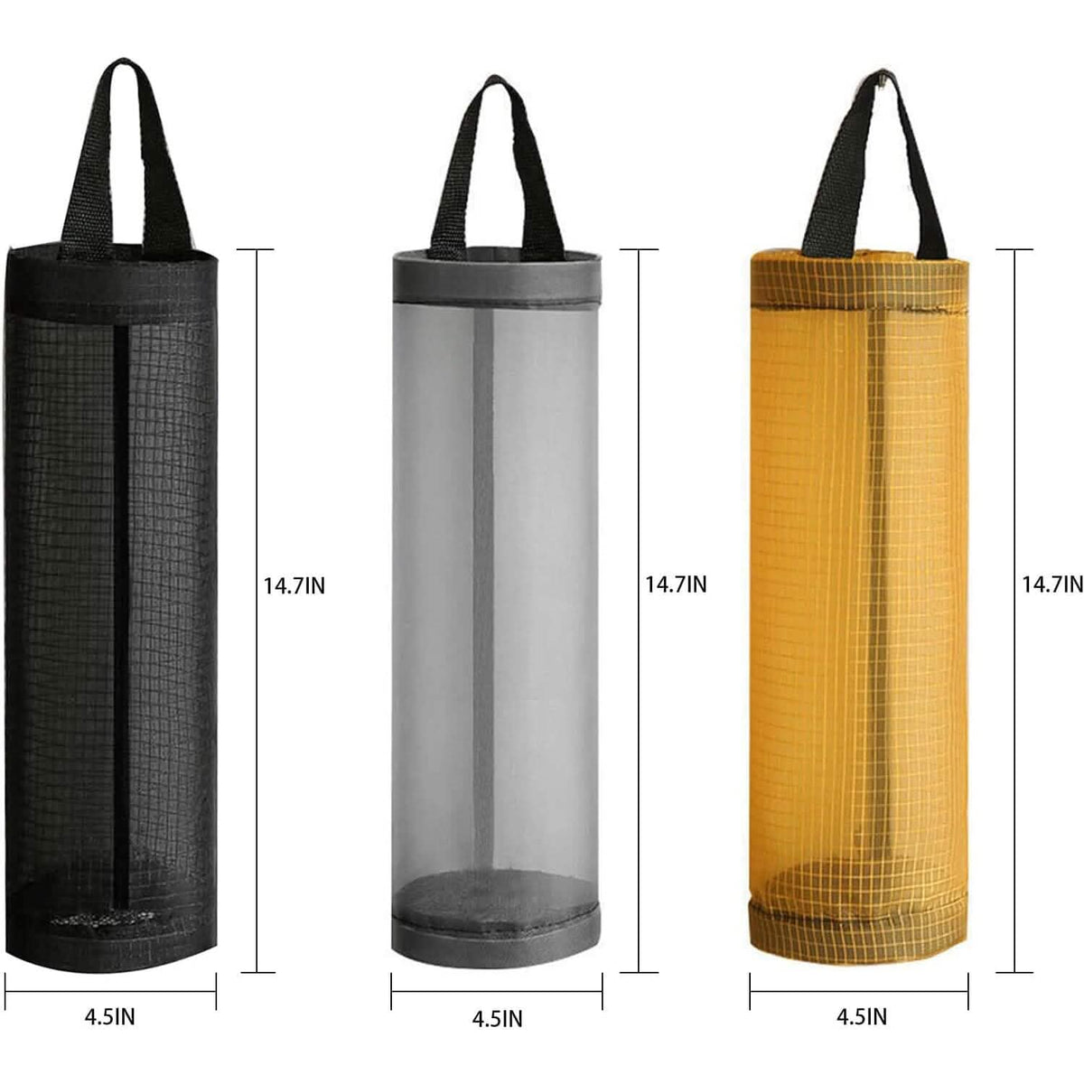 3-Pack: Plastic Mesh Grocery Bag Holder - A-1 Thread Vault