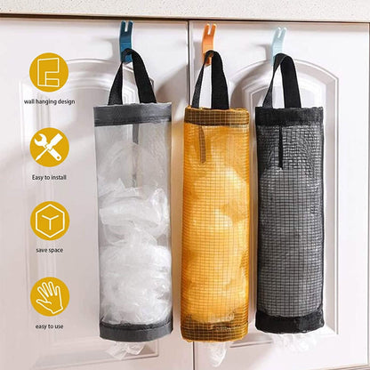3-Pack: Plastic Mesh Grocery Bag Holder - A-1 Thread Vault
