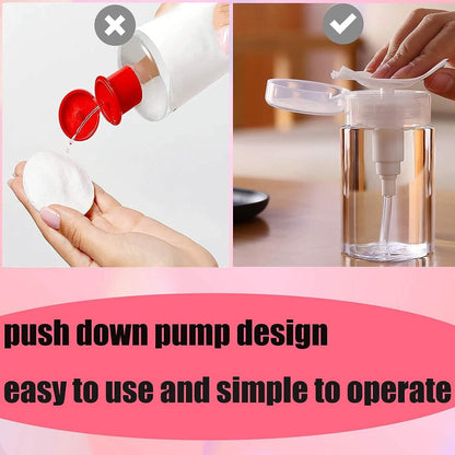3-Pack: Push Down Empty Pump Dispenser Bottle - A-1 Thread Vault