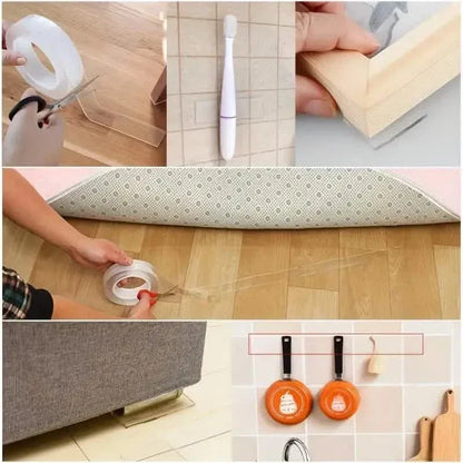 3-Pack: Reusable & Washable Nano Double-Sided Tape - A-1 Thread Vault