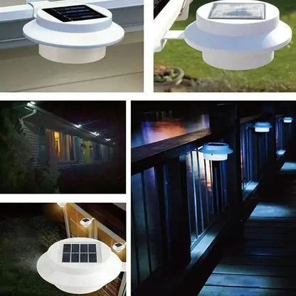 3-Pack: Solar LED Fence Gutter Lights - A-1 Thread Vault