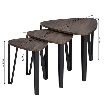 3-Pack: Stacking Side Table Set - A-1 Thread Vault