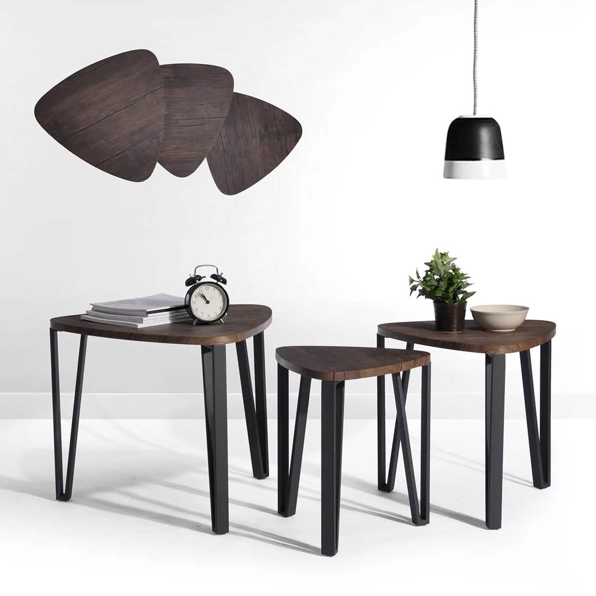 3-Pack: Stacking Side Table Set - A-1 Thread Vault