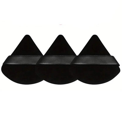 3-Pack: Triangle Powder Puff for Loose Powder and Liquid Cosmetic - A-1 Thread Vault