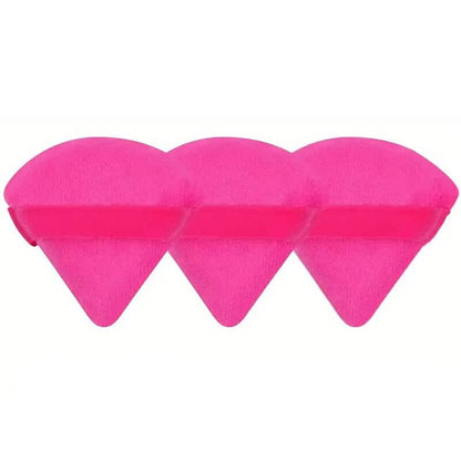 3-Pack: Triangle Powder Puff for Loose Powder and Liquid Cosmetic - A-1 Thread Vault