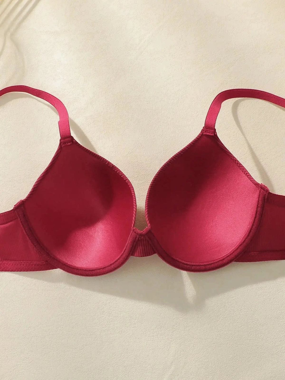 3-Pack Women's Solid Color Underwire Bras Full Coverage T-Shirt Bra with Comfortable Padded Everyday Wear Soft Lingerie 70B-85B - A-1 Thread Vault