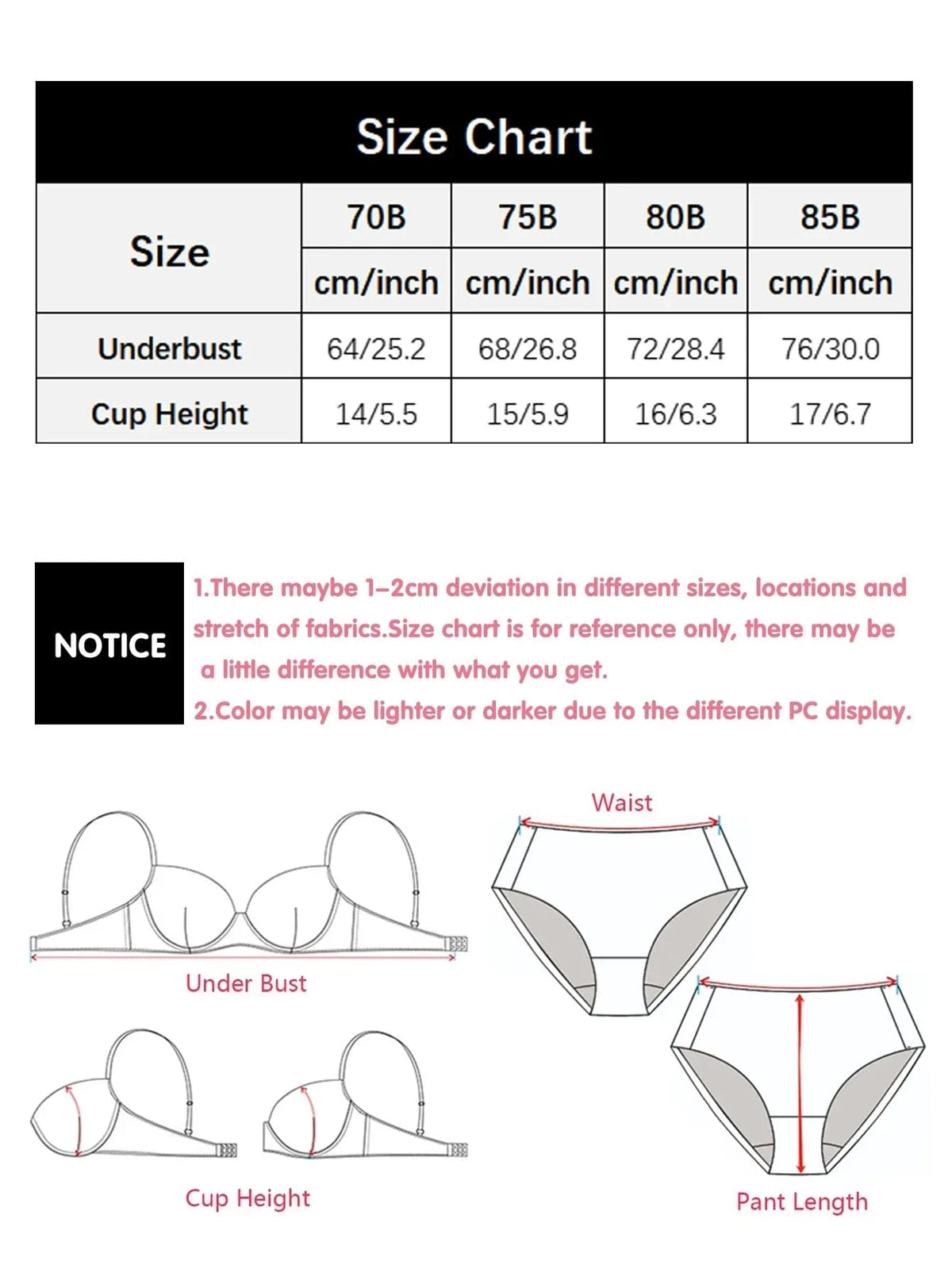 3-Pack Women's Solid Color Underwire Bras Full Coverage T-Shirt Bra with Comfortable Padded Everyday Wear Soft Lingerie 70B-85B - A-1 Thread Vault