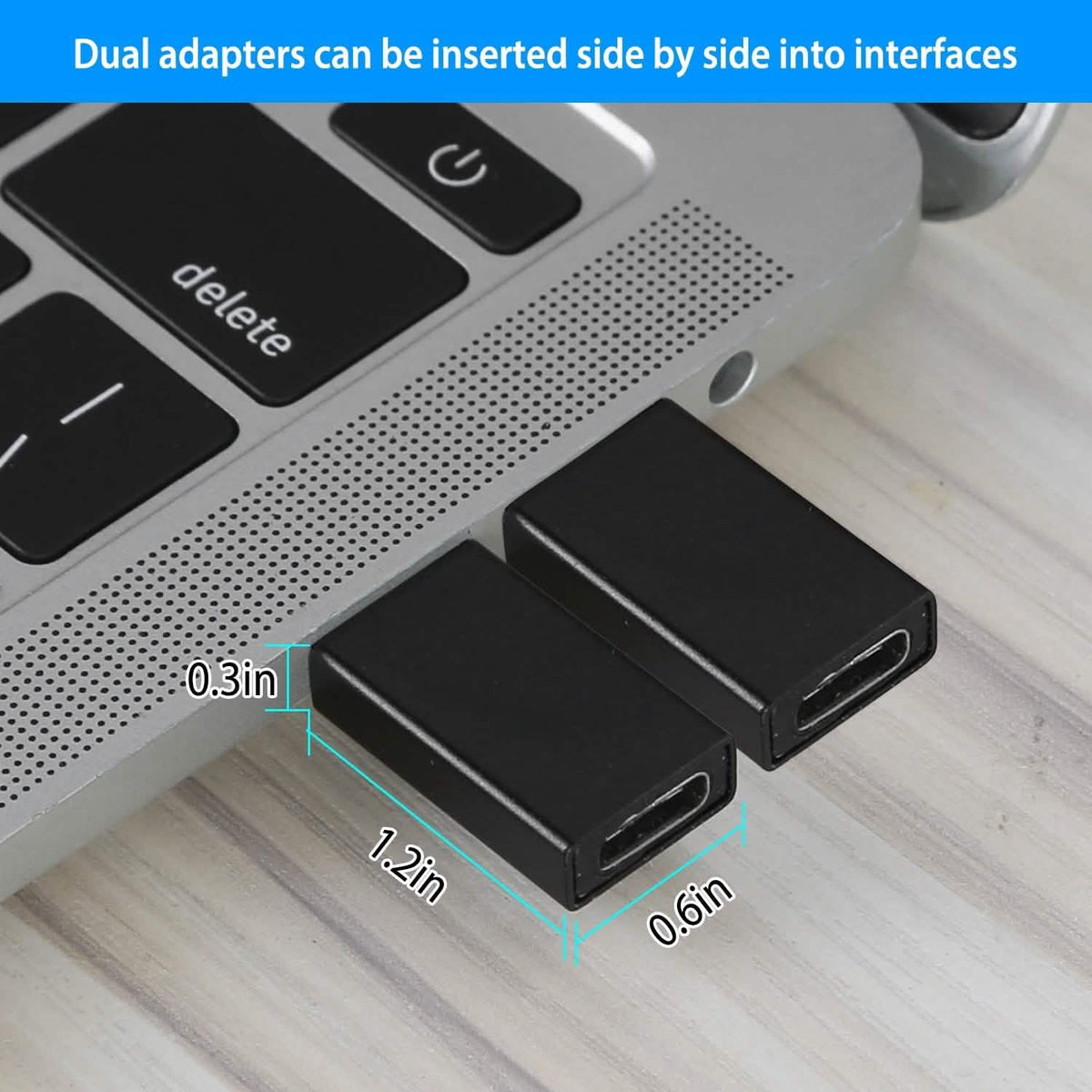 3-Packs: USB Type-C Male to USB A 3.0 OTG Male Port Converter - A-1 Thread Vault