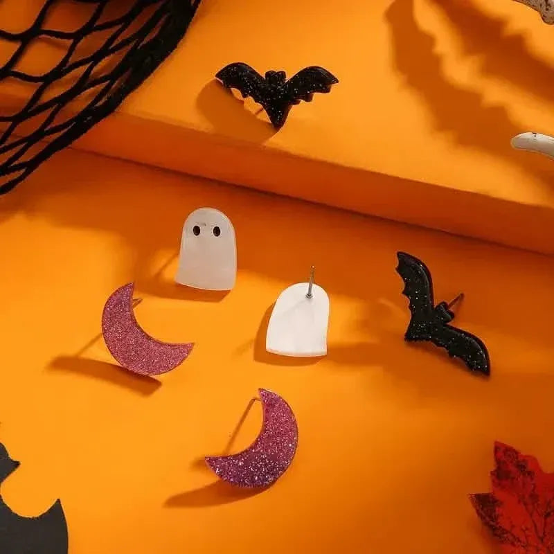 3-Pairs: Retro Halloween Earrings - A-1 Thread Vault