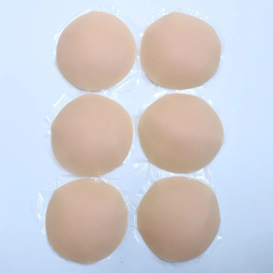 3 Pairs Reusable Nipple Covers Silicone Nipple Pasties For Women Adhesive Breast Petals Chest Sticker No Show Sticky Bra - A-1 Thread Vault