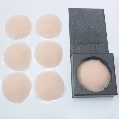 3 Pairs Reusable Nipple Covers Silicone Nipple Pasties For Women Adhesive Breast Petals Chest Sticker No Show Sticky Bra - A-1 Thread Vault