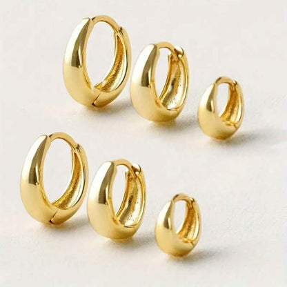 3-Pairs: Stylish and Simple Copper Earrings - A-1 Thread Vault