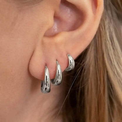 3-Pairs: Stylish and Simple Copper Earrings - A-1 Thread Vault
