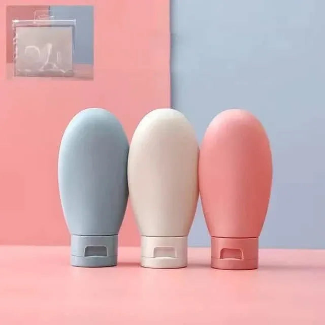 3-Piece: 60ml Leakproof Travel Bottle Set - A-1 Thread Vault