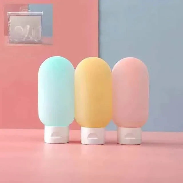 3-Piece: 60ml Leakproof Travel Bottle Set - A-1 Thread Vault