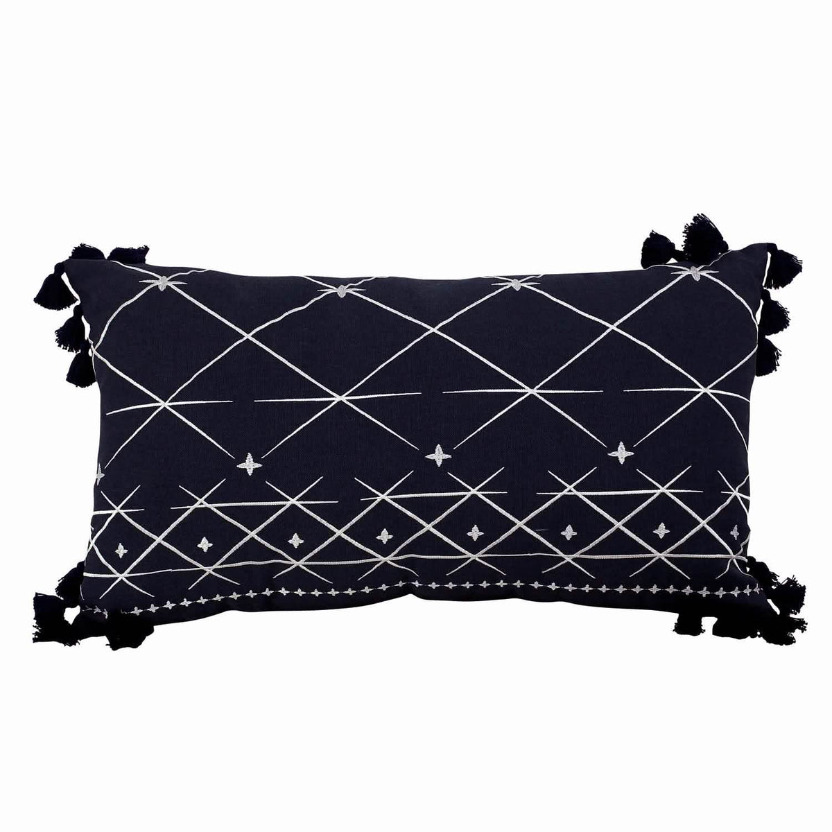 3-Piece: Global Indigo Mudcloth Cotton Quilt Set - A-1 Thread Vault