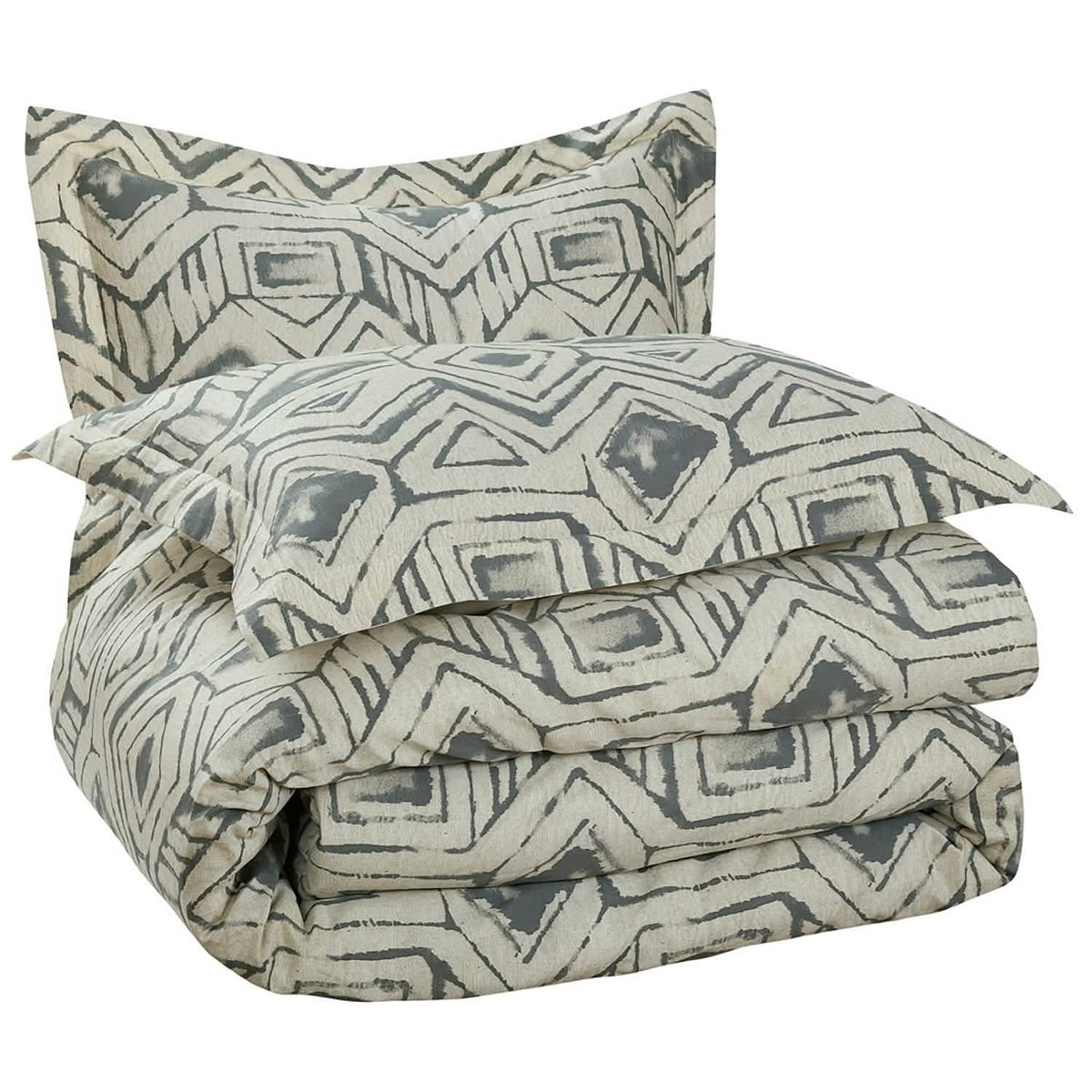 3-Piece: Global Mali Cotton Comforter Set - A-1 Thread Vault