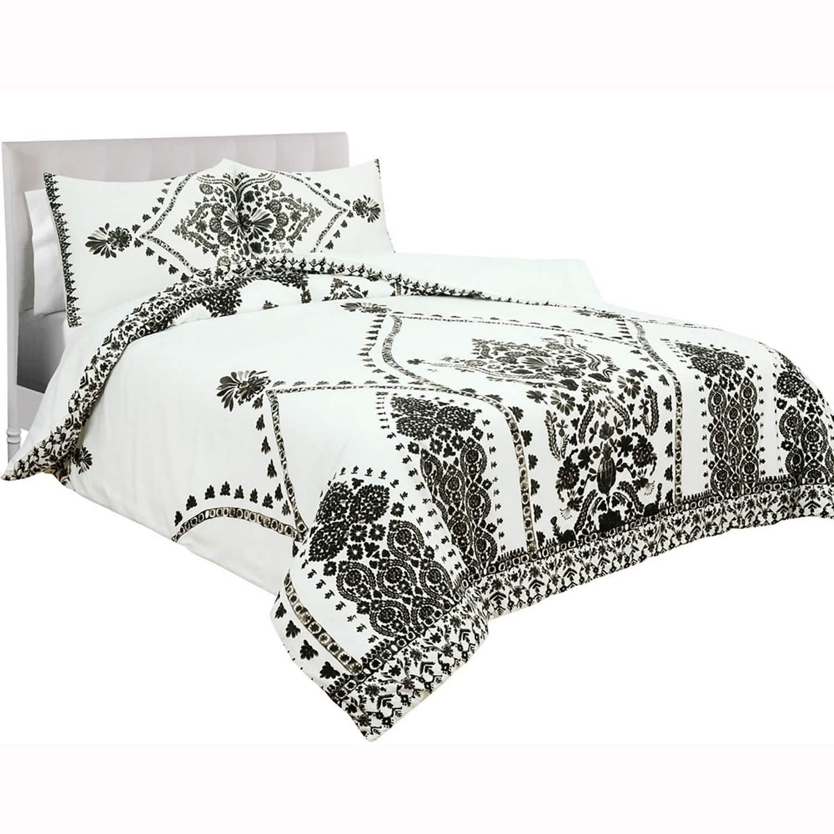 3-Piece: Global Varanasi Cotton Comforter Set - A-1 Thread Vault