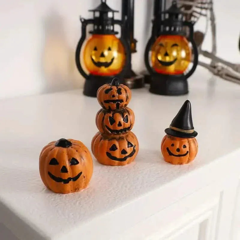 3-Piece: Halloween Pumpkin Decorations - A-1 Thread Vault