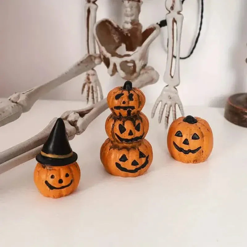 3-Piece: Halloween Pumpkin Decorations - A-1 Thread Vault