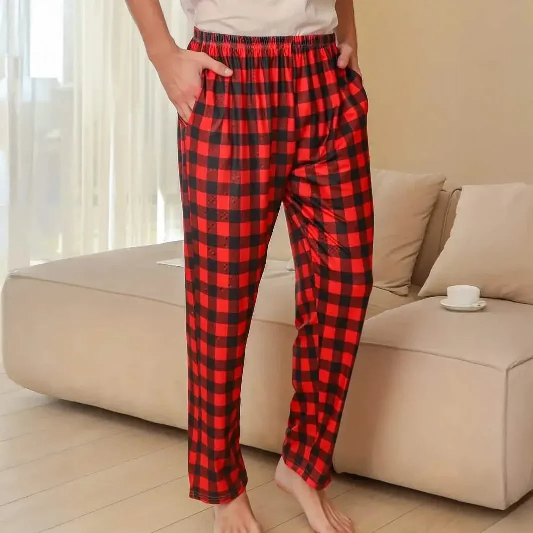 3-Piece: Mens Pajama Pants Loungewear Sleepwear - A-1 Thread Vault