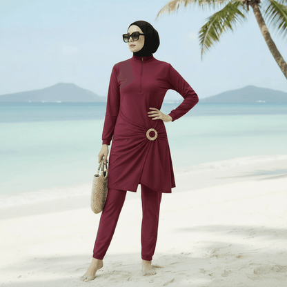 3-Piece Modest Burkini Set(MB024) - A-1 Thread Vault