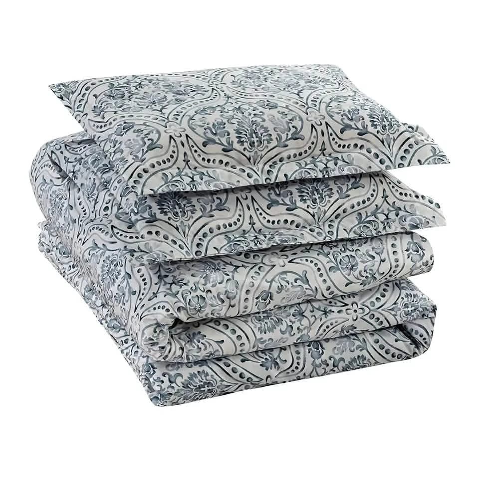 3-Piece Set: Bibb Home 1800 Series Egyptian Luxury Duvet Cover Set - A-1 Thread Vault