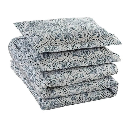3-Piece Set: Bibb Home 1800 Series Egyptian Luxury Duvet Cover Set - A-1 Thread Vault