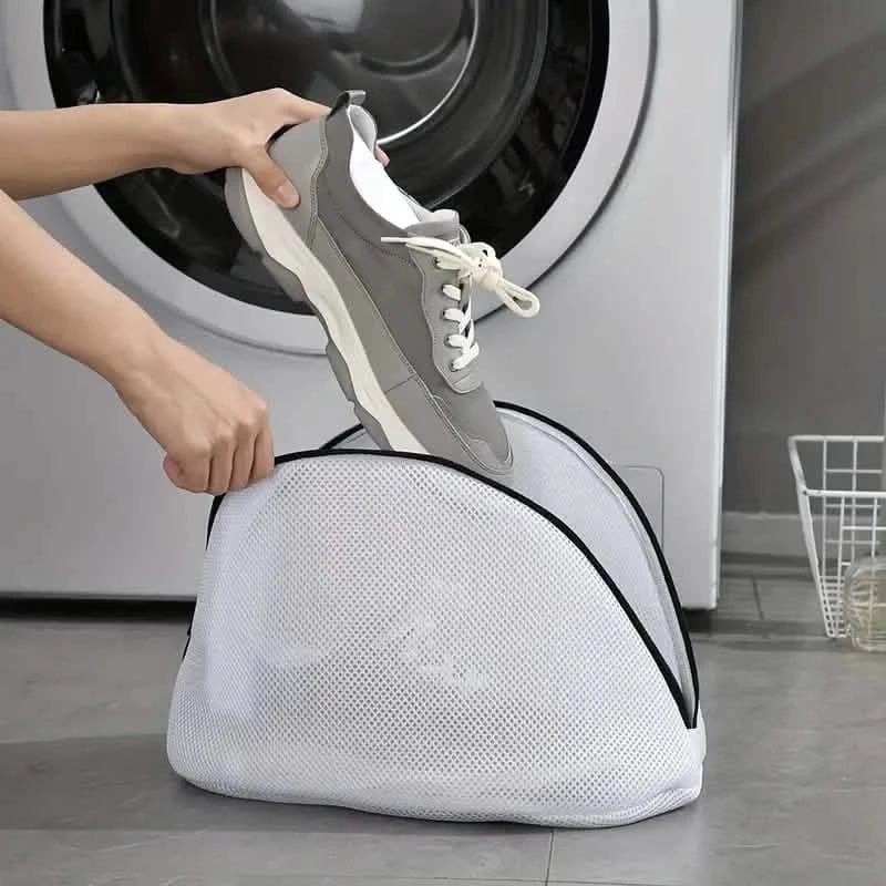 3-Piece Set: Mesh Shoe Laundry Bags with Zip Closure - A-1 Thread Vault