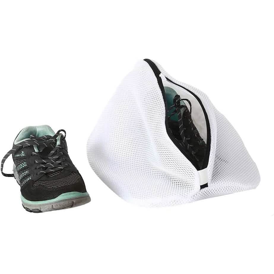 3-Piece Set: Mesh Shoe Laundry Bags with Zip Closure - A-1 Thread Vault