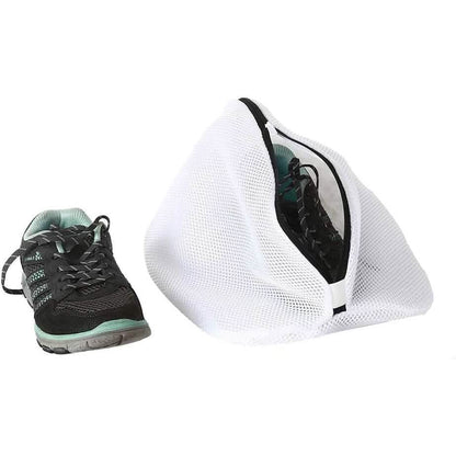 3-Piece Set: Mesh Shoe Laundry Bags with Zip Closure - A-1 Thread Vault