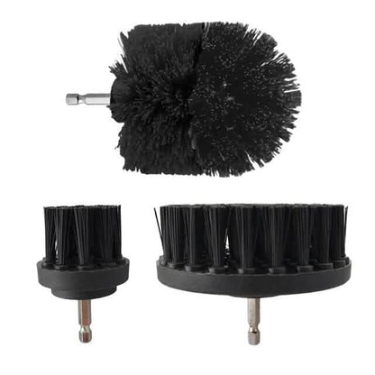 3-Piece Set: Power Scrubber Wash Cleaning Brushes Tool Kit - A-1 Thread Vault