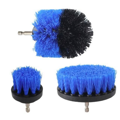 3-Piece Set: Power Scrubber Wash Cleaning Brushes Tool Kit - A-1 Thread Vault