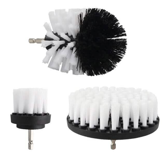 3-Piece Set: Power Scrubber Wash Cleaning Brushes Tool Kit - A-1 Thread Vault
