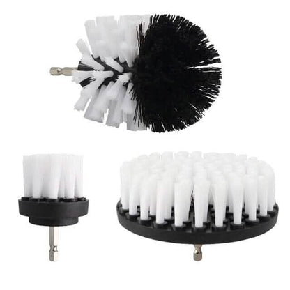 3-Piece Set: Power Scrubber Wash Cleaning Brushes Tool Kit - A-1 Thread Vault