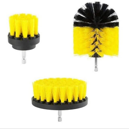 3-Piece Set: Power Scrubber Wash Cleaning Brushes Tool Kit - A-1 Thread Vault