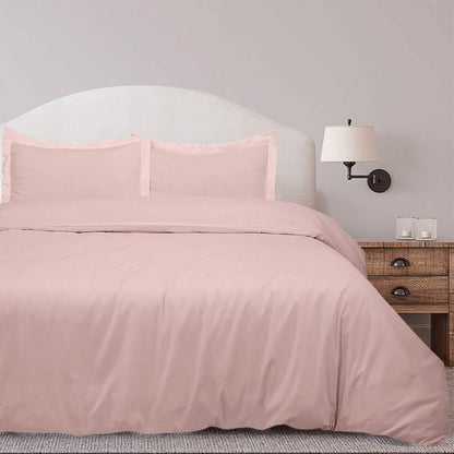 3-Piece Set: Royal Linens Double Brushed Full Duvet Covers With Zipper Closure - A-1 Thread Vault